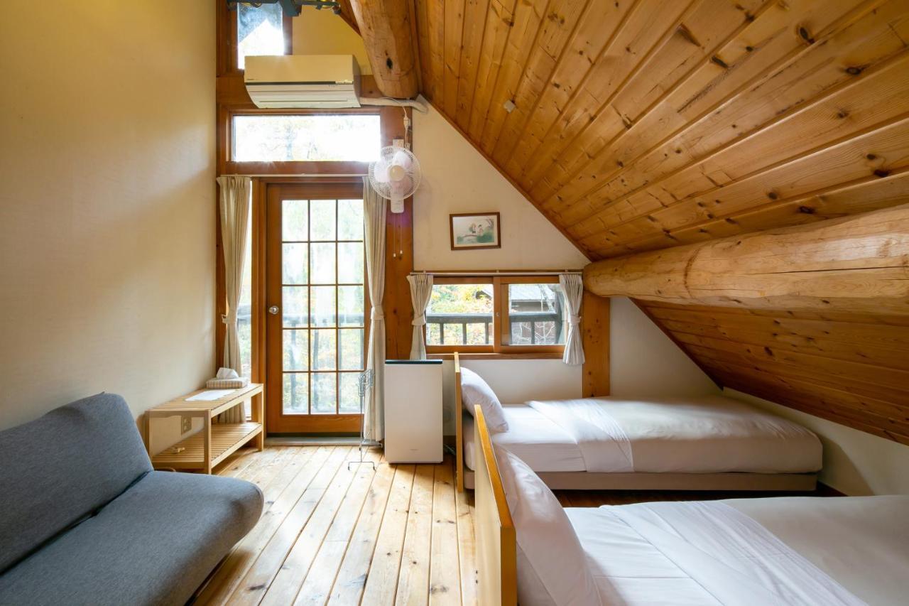 Canadian Loghouse Inn Azuminoyujin Eksteriør billede